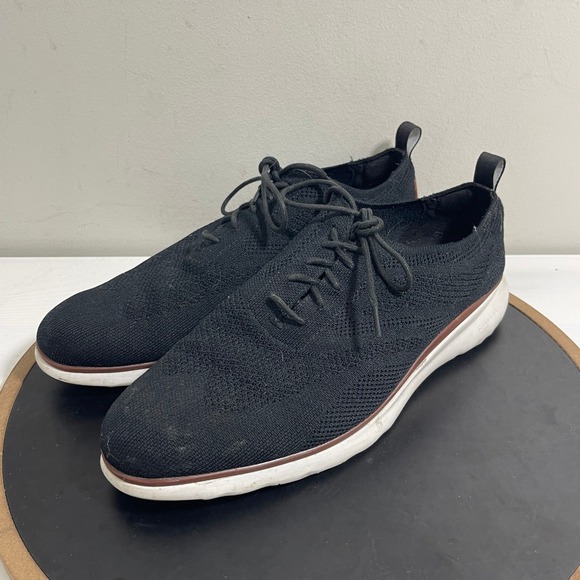 Cole Haan Original Grand Knit Oxford Men 11.5M Black Knit‎ Casual Shoes Casual main image 7